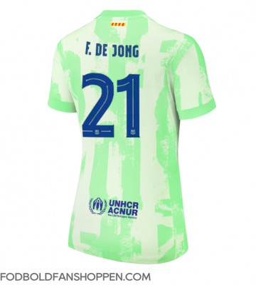 Barcelona Frenkie de Jong #21 Tredjetrøje Dame 2024-25 Kortærmet